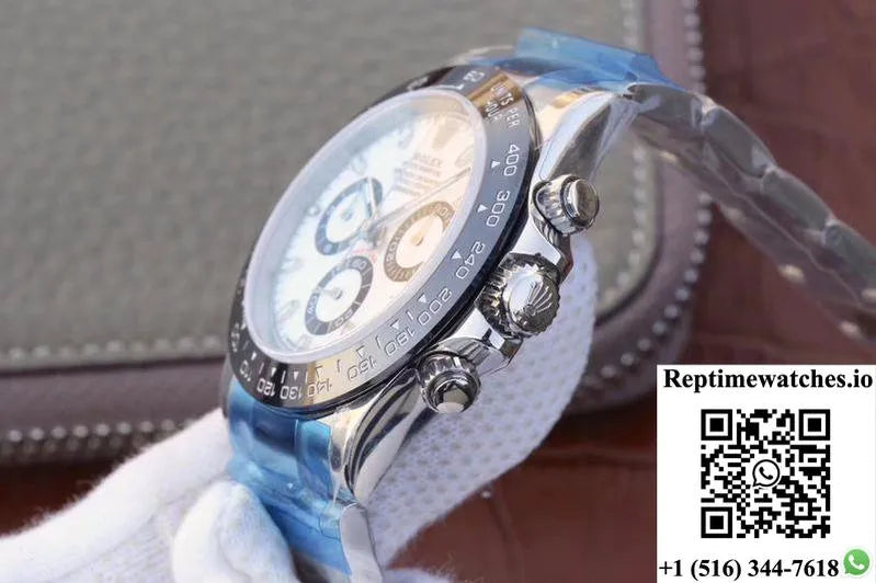Rolex Daytona Cosmograph 116500Ln Noob Factory White Dial-Rep Time Watches