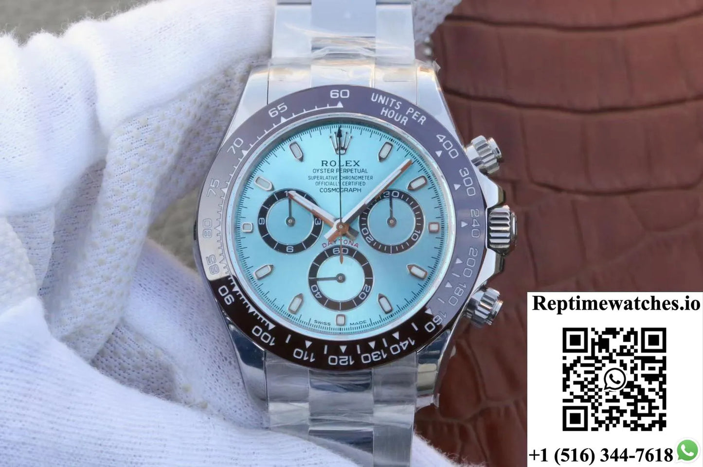 Rolex Daytona Cosmograph 116506 Noob Factory Ice Blue Dial-Rep Time Watches