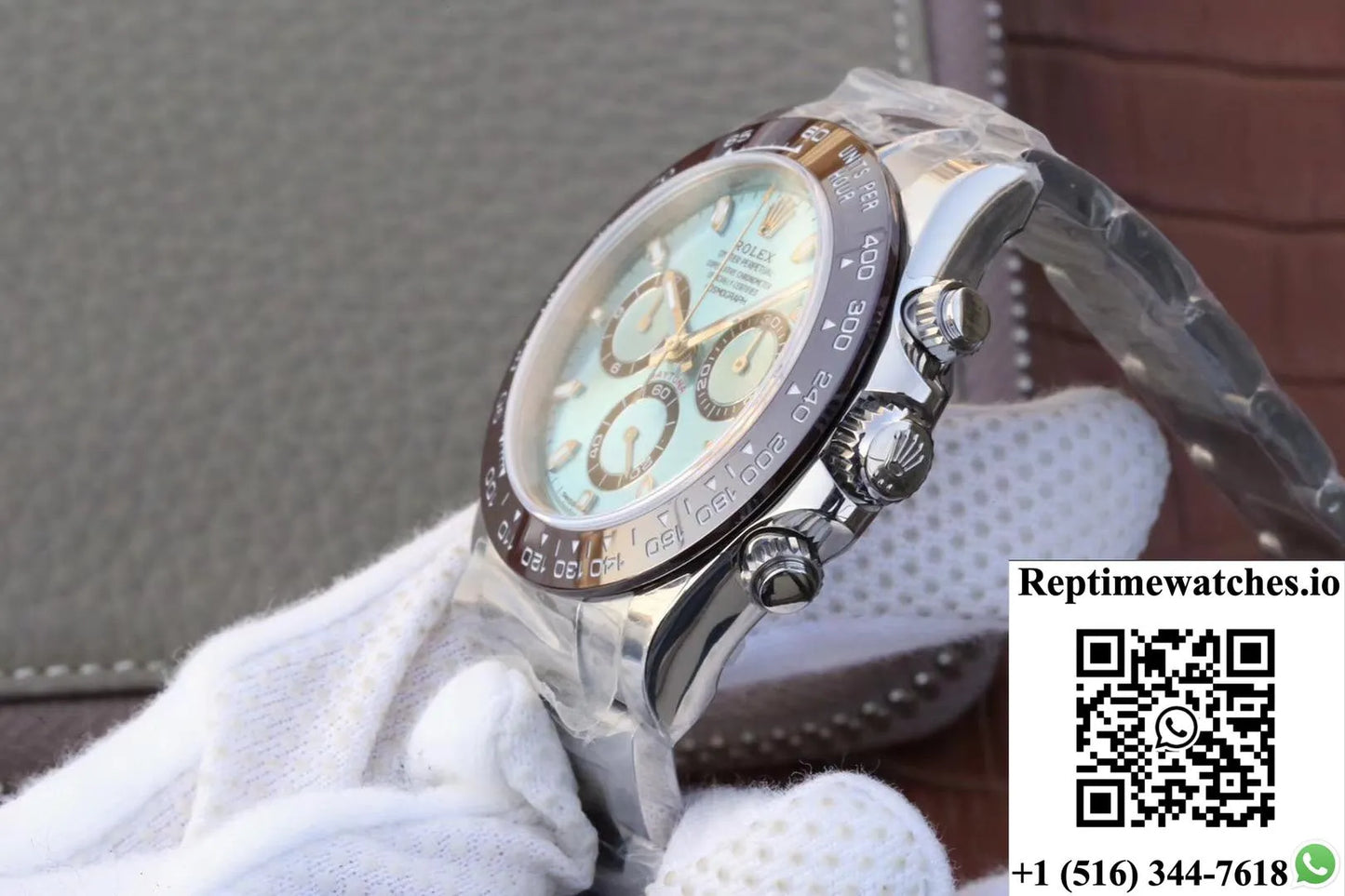Rolex Daytona Cosmograph 116506 Noob Factory Ice Blue Dial-Rep Time Watches