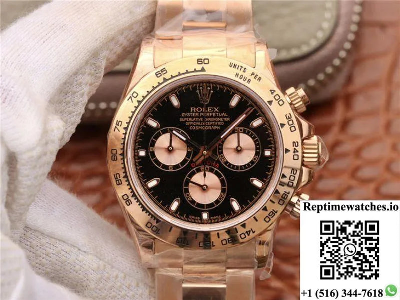 Rolex Daytona Cosmograph 116508-001 Jh Factory Black Dial-Rep Time Watches