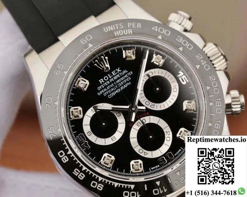 Rolex Daytona Cosmograph 116519 Noob Factory Black Dial-Rep Time Watches