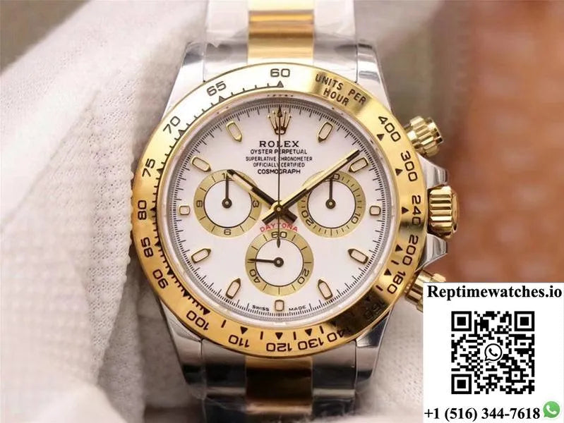 Rolex Daytona Cosmograph M116503-0001 Noob Factory White Dial-Rep Time Watches