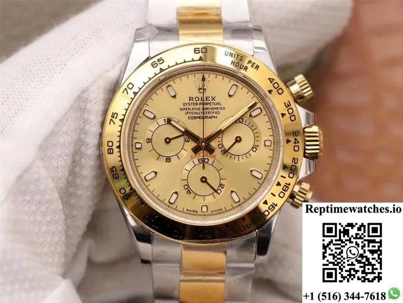 Rolex Daytona Cosmograph M116503-0003 Noob Factory Gold Dial-Rep Time Watches