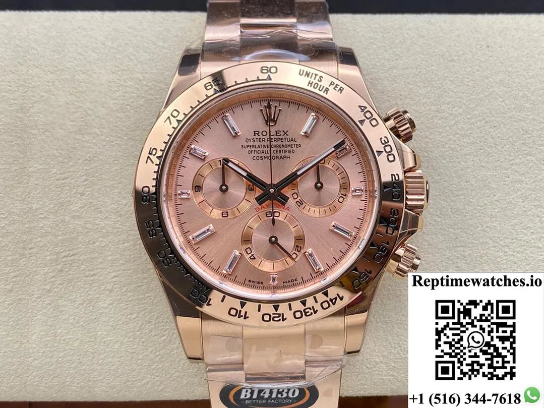 Rolex Daytona M116505-0012 Bt Factory Rose Gold-Rep Time Watches