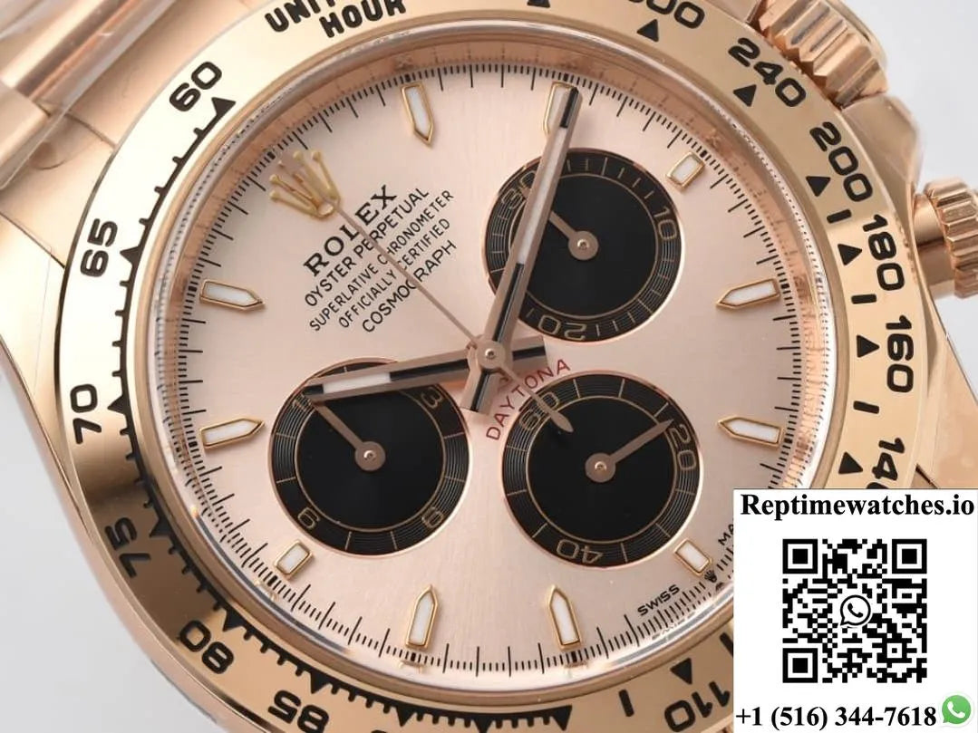 Rolex Daytona M126505-0003 Clean Factory Sun Shine Gold Color Dial-Rep Time Watches
