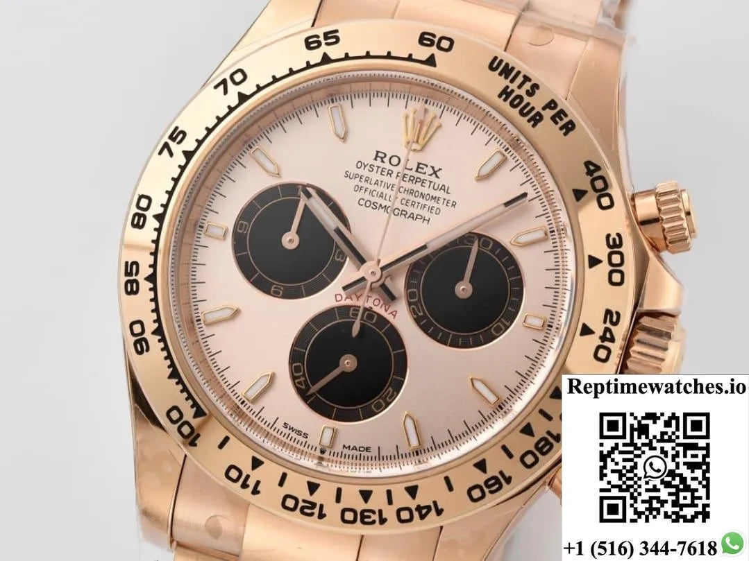 Rolex Daytona M126505-0003 Clean Factory Sun Shine Gold Color Dial-Rep Time Watches