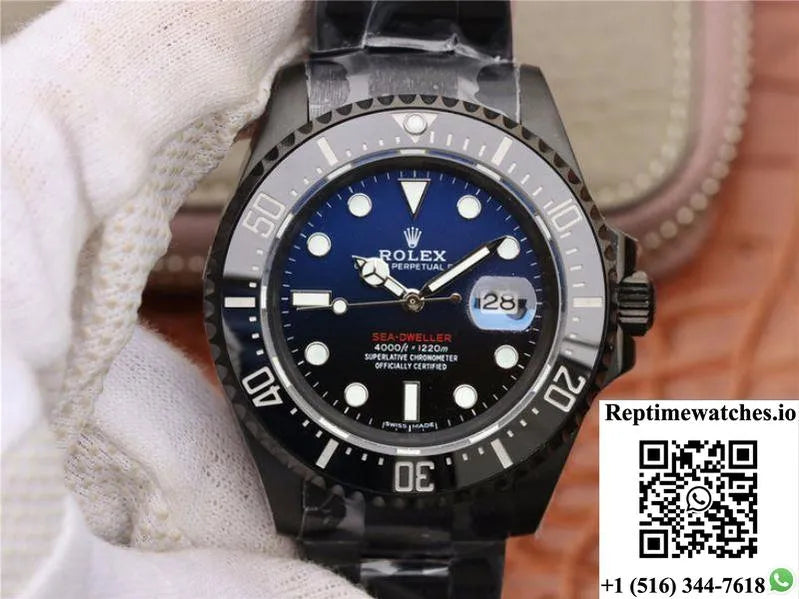 Rolex Deepsea 116660 44Mm Blue Gradient Black Dial-Rep Time Watches
