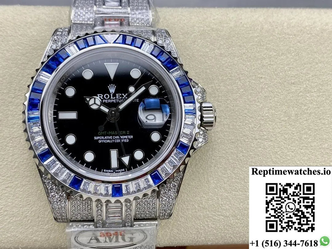Rolex Gmt-Master 116759 Saru-78210 Amg Factory Luminous Hour Markers-Rep Time Watches