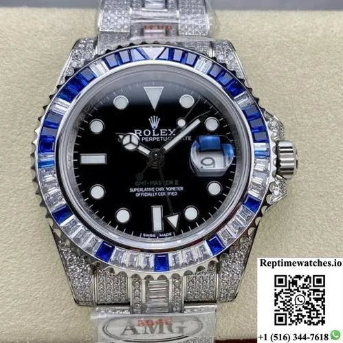 Rolex Gmt-Master 116759 Saru-78210 Amg Factory Luminous Hour Markers-Rep Time Watches