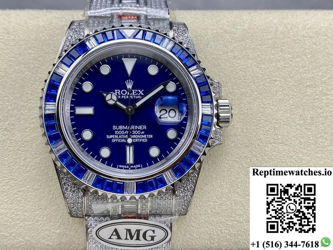 Rolex Gmt-Master 116759 Saru-78211 Amg Factory Diamond Dial-Rep Time Watches