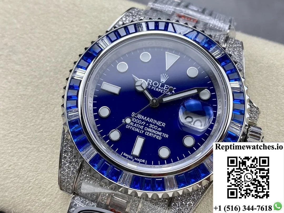 Rolex Gmt-Master 116759 Saru-78211 Amg Factory Diamond Dial-Rep Time Watches