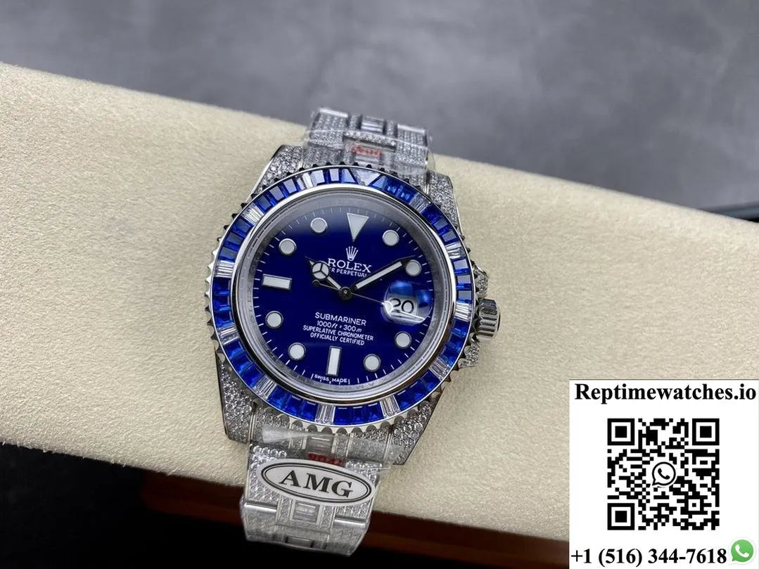 Rolex Gmt-Master 116759 Saru-78211 Amg Factory Diamond Dial-Rep Time Watches