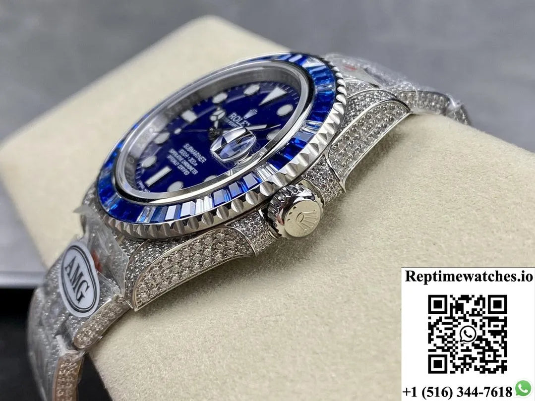 Rolex Gmt-Master 116759 Saru-78211 Amg Factory Diamond Dial-Rep Time Watches