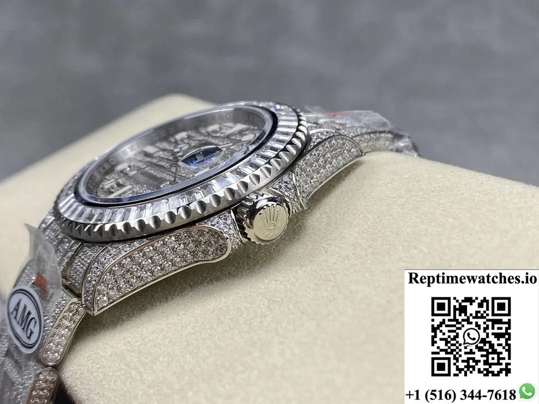 Rolex Gmt-Master 116769Tbr-74779B Amg Factory Dual Time Zone-Rep Time Watches
