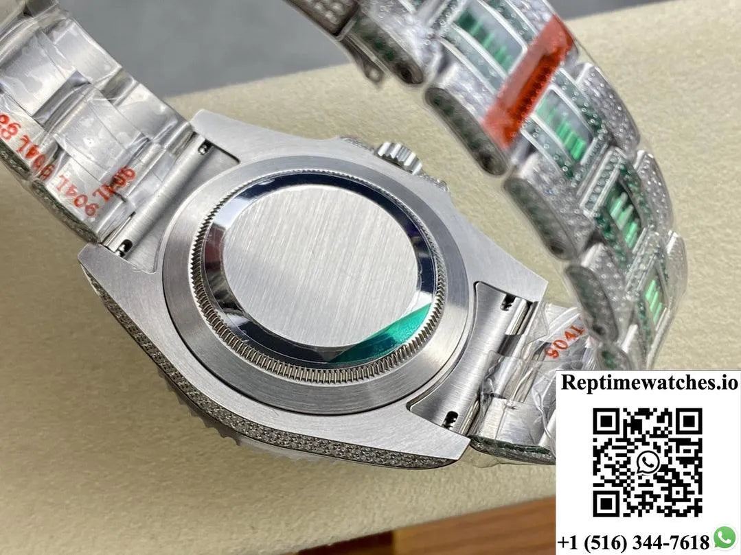 Rolex Gmt Master 116769Tbr-74780B Amg Factory Diamond Bezel-Rep Time Watches