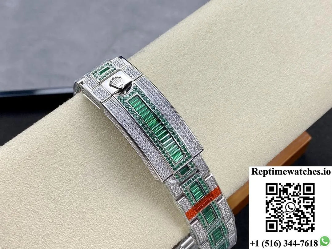 Rolex Gmt Master 116769Tbr-74780B Amg Factory Diamond Bezel-Rep Time Watches