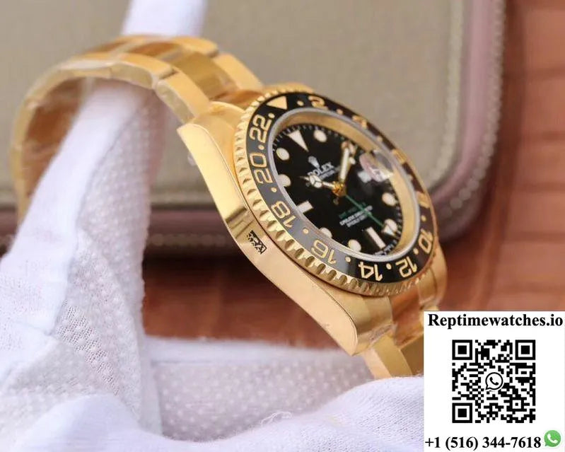 Rolex Gmt Master Ii 116718 Ew Factory Black Dial-Rep Time Watches