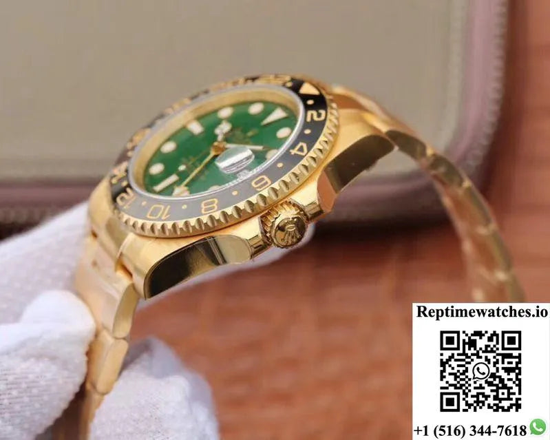 Rolex Gmt Master Ii 116718Ln Ew Factory Green Dial-Rep Time Watches