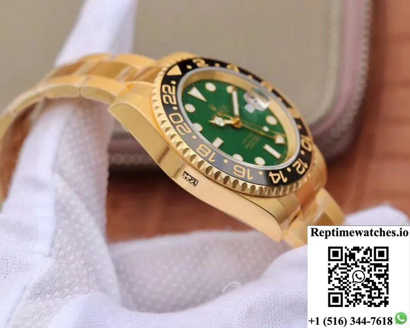 Rolex Gmt Master Ii 116718Ln Ew Factory Green Dial-Rep Time Watches