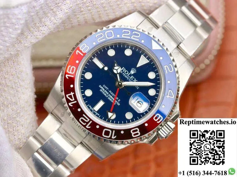 Rolex Gmt Master Ii 126710Blro Ew Factory Blue Dial-Rep Time Watches