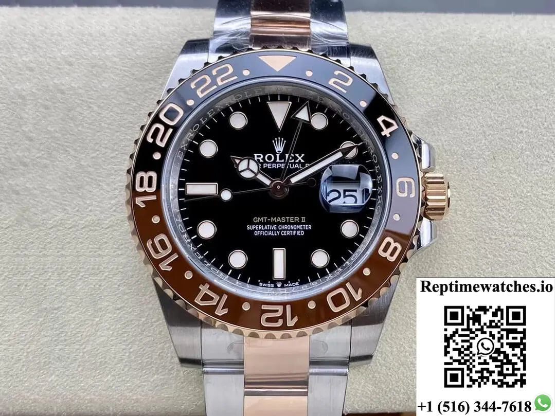 Rolex Gmt Master Ii M126711Chnr-0002 C+ Factory Black Dial-Rep Time Watches