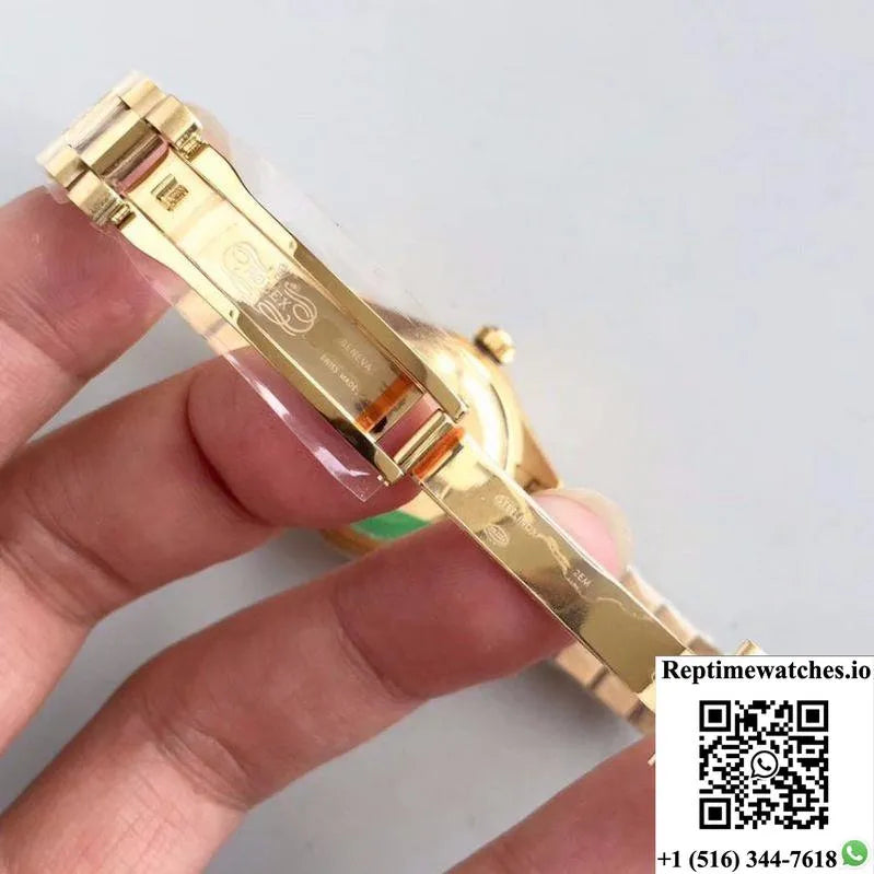 Rolex Lady Datejust 279138Rbr 28Mm Yellow Gold Champagne Dial-Rep Time Watches