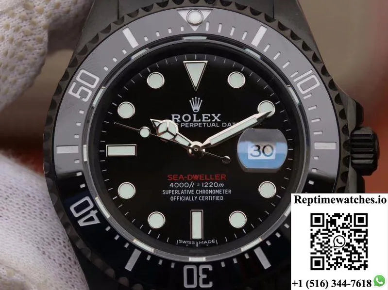 Rolex Sea-Dweller Deepsea 116660 V2 Black Dial-Rep Time Watches