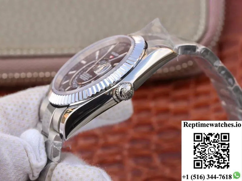 Rolex Sky Dweller 326139 Black Dial-Rep Time Watches