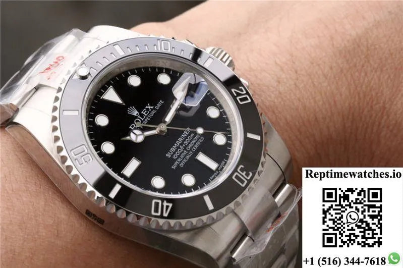 Rolex Submariner 114060 300M Noob Factory V9 Version Black Dial-Rep Time Watches