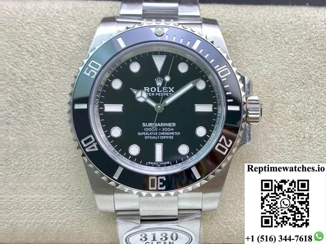 Rolex Submariner 114060-97200 Clean Factory V4 Black Dial-Rep Time Watches