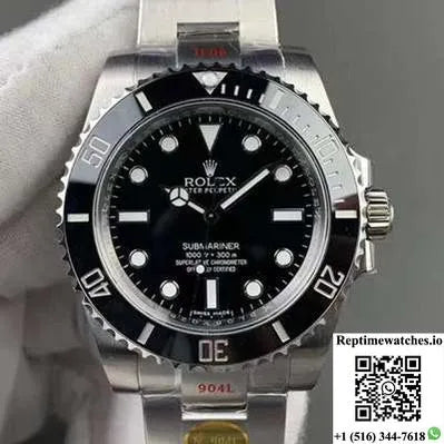 Rolex Submariner 114060-97200 Noob Factory V10 Black Dial-Rep Time Watches
