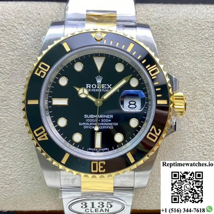 Rolex Submariner 116613-Ln-97203 Clean Factory V4 Black Dial-Rep Time Watches
