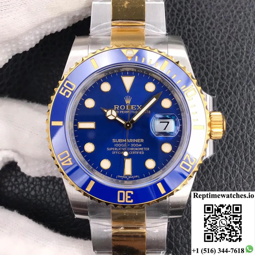 Rolex Submariner 116613Lb-97203 Vs Factory Blue Ceramic Bezel-Rep Time Watches