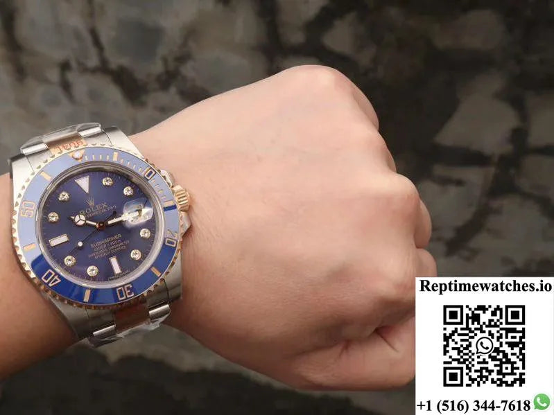 Rolex Submariner Date 116613 Gm Factory Blue Dial-Rep Time Watches