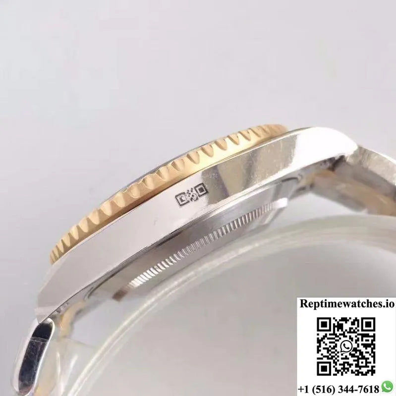 Rolex Submariner Date 116613Ln 2018 Noob Factory V8 Champagne Dial-Rep Time Watches