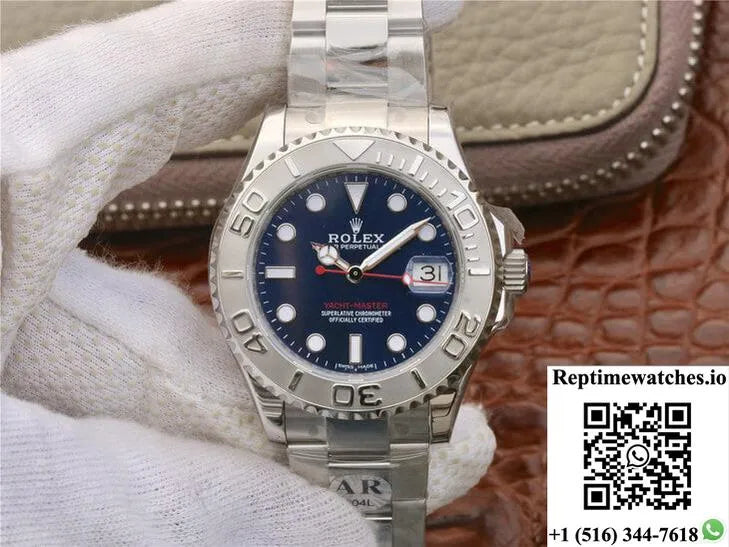 Rolex Yacht Master 268622 Ar Factory Blue Dial-Rep Time Watches