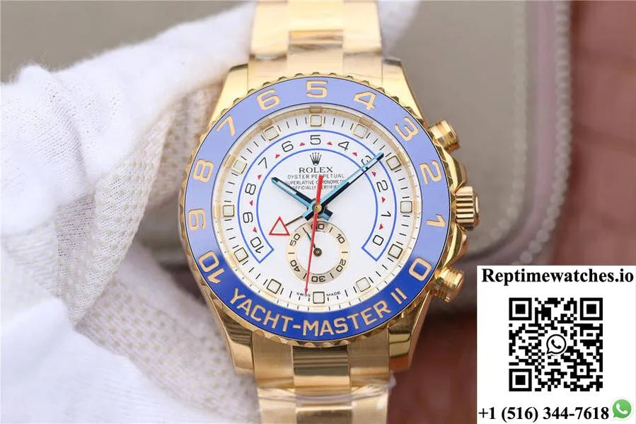 Rolex Yacht-Master Ii M116688-0002 Jf Factory White Dial-Rep Time Watches