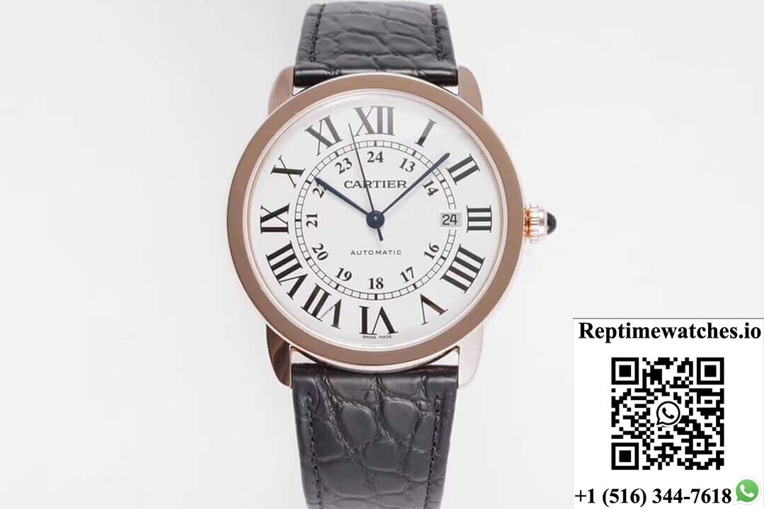 Ronde De Cartier W6701009 Af Factory White Dial-Rep Time Watches