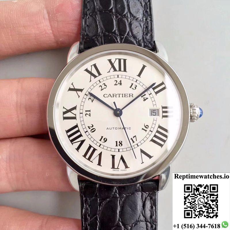 Ronde Solo De Cartier W6701010 42Mm Zf Factory White Dial-Rep Time Watches