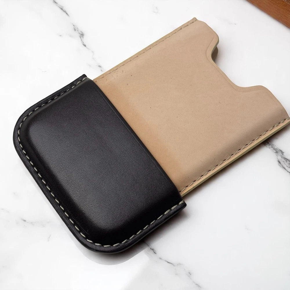 PATEK PHILIPPE CALATRAVA BROWN LEATHER CARD HOLDER –VIP GIFT – MINIMALIST LUXURY