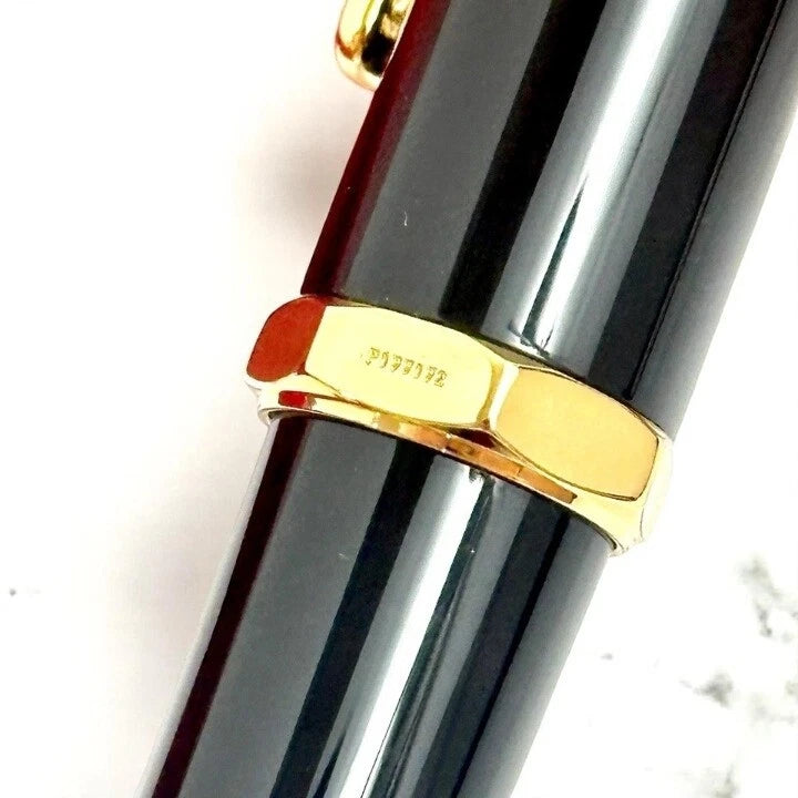 CARTIER SANTOS DUMONT PRESTIGE ROLLERBALL PEN GOLD & BLACK COLLECTIBLE
