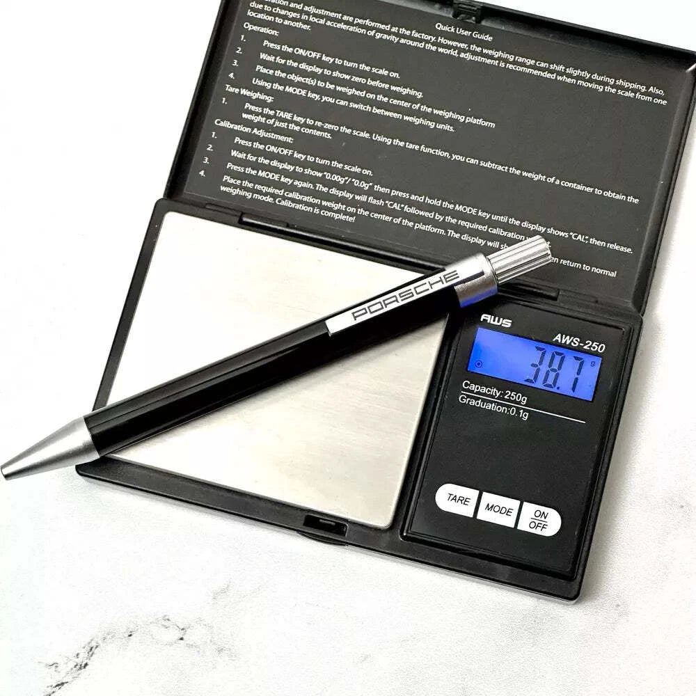 PORSCHE DESIGN BALLPOINT PEN - DRIVER'S SELECTION, BLACK/SILVER