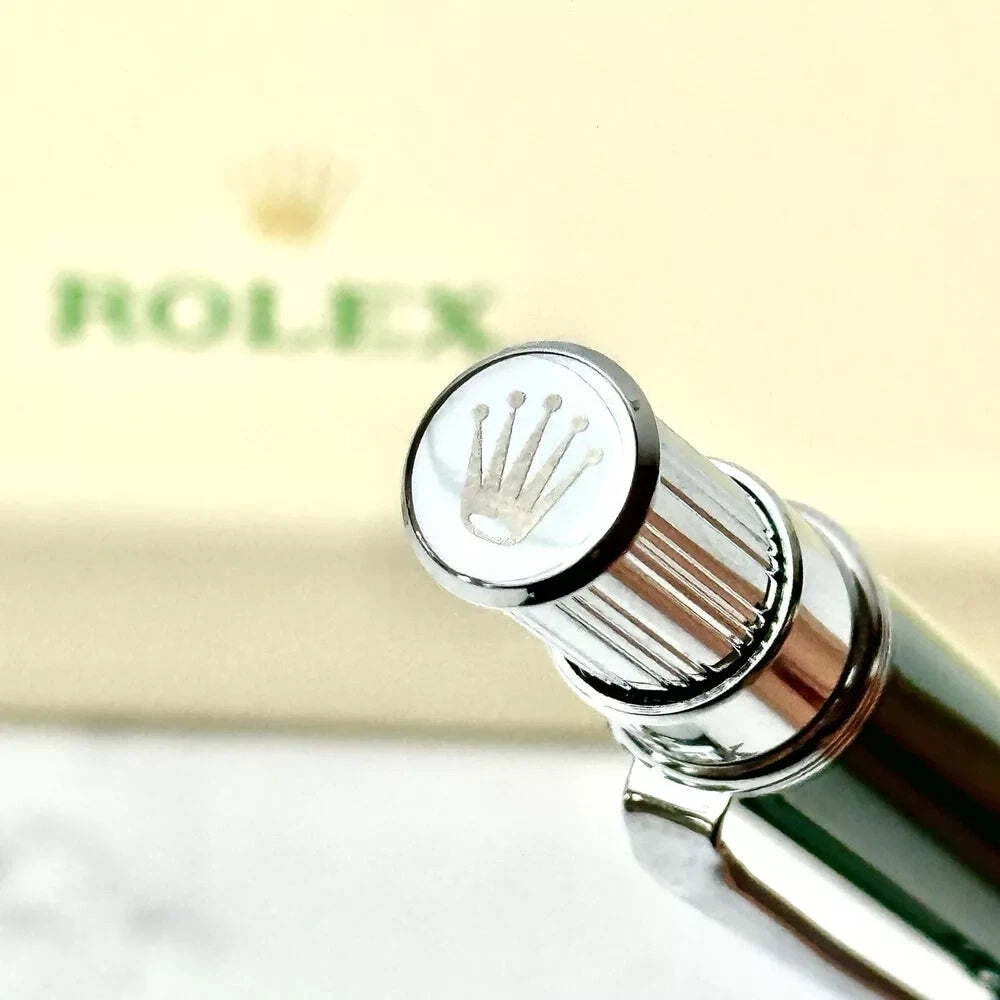 ROLEX EMERALD OYSTER BALLPOINT CLICK PEN FOR VIP GIFT | LUXE WRITING INSTRUMENT
