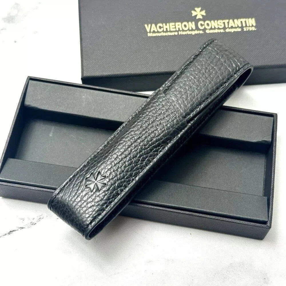AUTHENTIC VACHERON CONSTANTIN MALTE ELEGANCE BALLPOINT PEN WITH LEATHER CASE