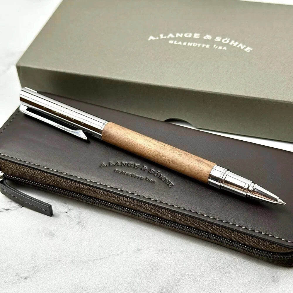 A LANGE & SOHNE MAHOGANY ROYAL PEN SET - LUXURY GIFT | LIMITED EDITION