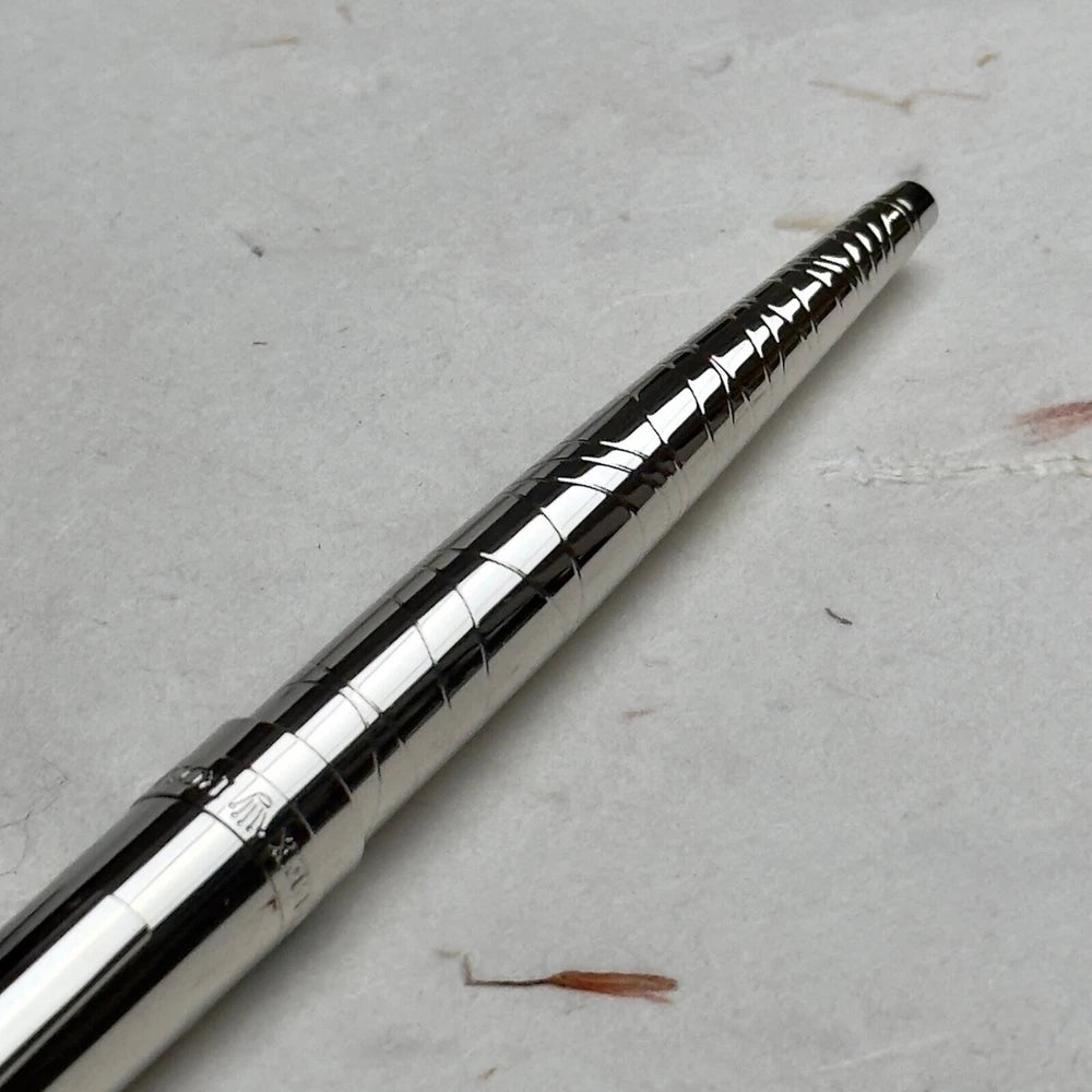 ROLEX PLATINUM WAVE-CUT SILVER PEN – OFFICIAL AD VIP GIFT