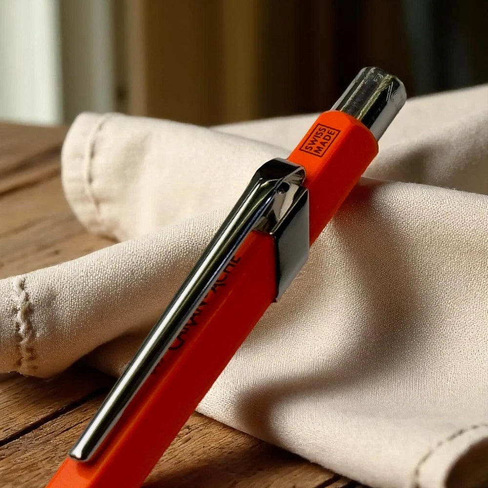 ROGER DUBUIS X CARAN D’ACHE BALLPOINT PEN SET – ORANGE & GREEN