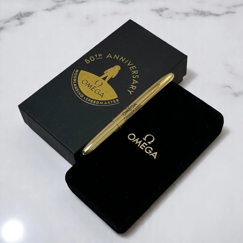 OMEGA SPEEDMASTER 50TH ANNIVERSARY APOLLO 11 GOLD SPACE PEN