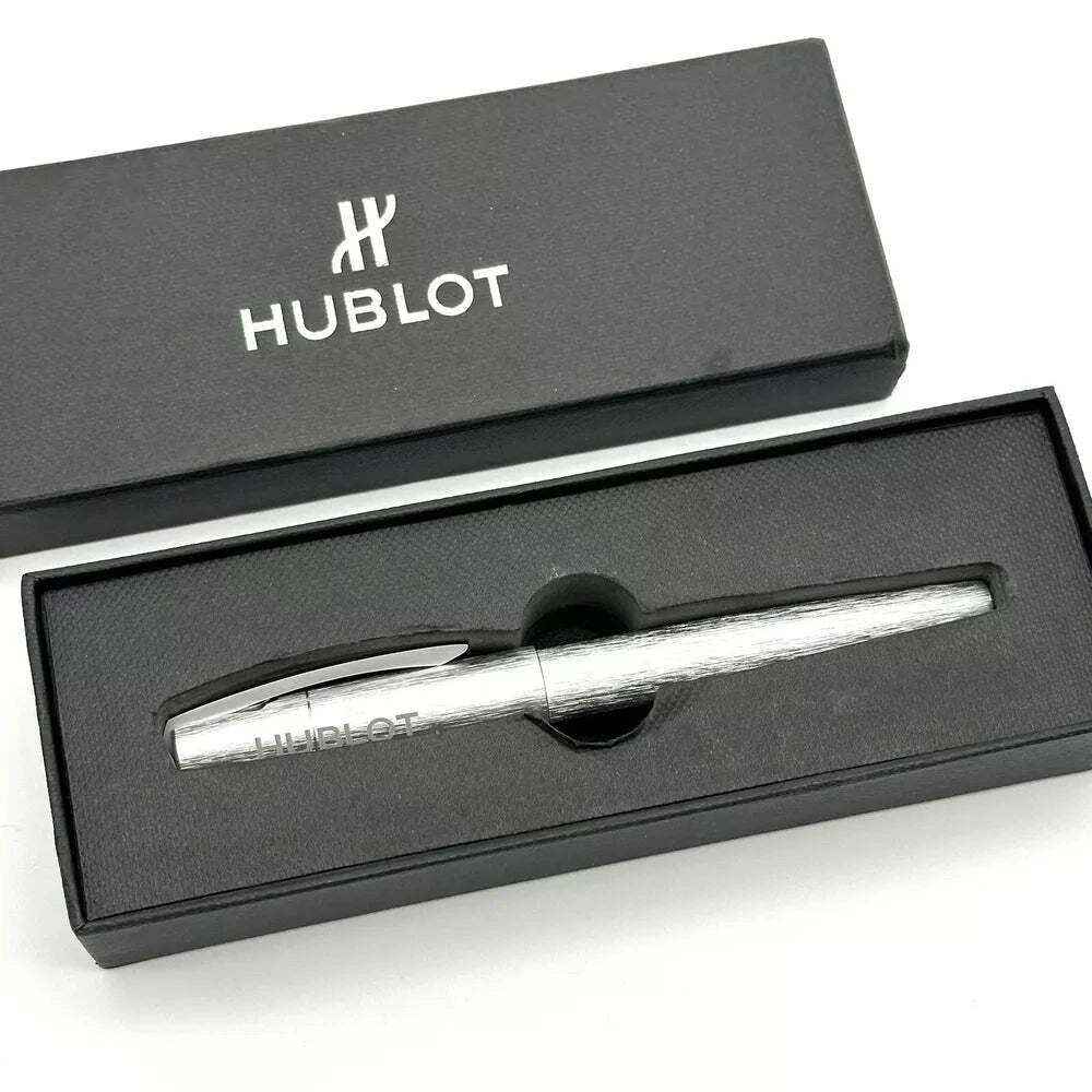 HUBLOT BRUSHED STEEL ROLLERBALL PEN FOR VIP GIFTS | AD
