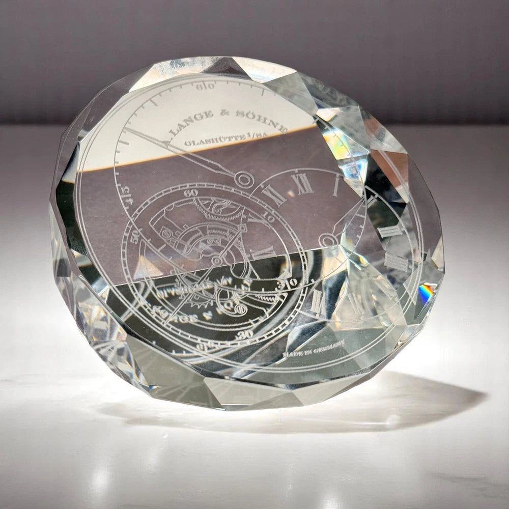 A. LANGE & SÖHNE CRYSTAL TOURBILLON PAPERWEIGHT – VIP GIFT – ORIGINAL BOX
